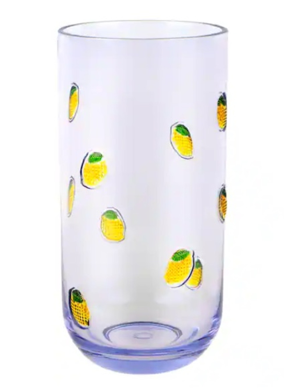 Celebrate Citrus Kitchen 19 oz Lemon Embossed Plastic Drinking Cup